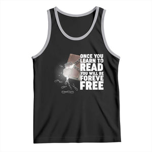 Frederick Douglass Freedom Quote Tank Top Once You Learn To Read TS12 Black Athletic Heather Print Your Wear