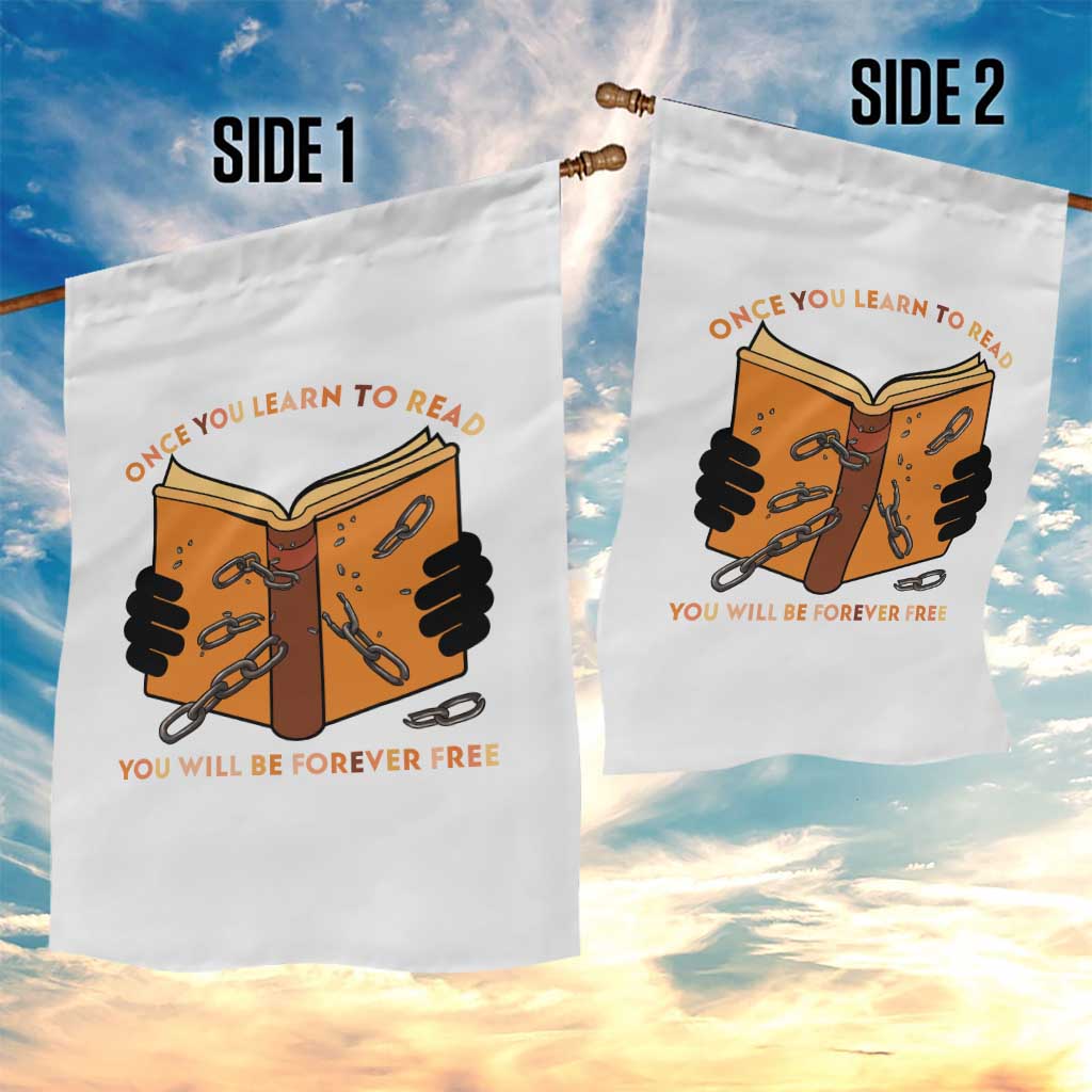 Breaking Every Chain Education Garden Flag Frederick Douglass Quote TS12 Print Your Wear