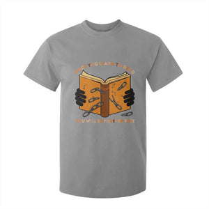 Breaking Every Chain Education T Shirt For Kid Frederick Douglass Quote TS12 Sport Gray Print Your Wear