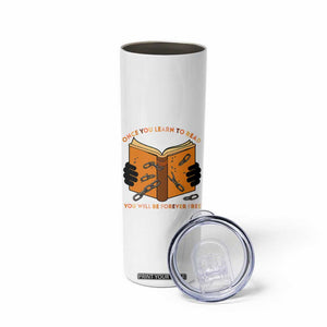 Breaking Every Chain Education Skinny Tumbler Frederick Douglass Quote TS12 Print Your Wear