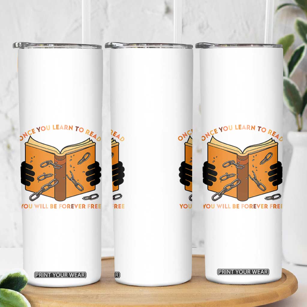 Breaking Every Chain Education Skinny Tumbler Frederick Douglass Quote TS12 Print Your Wear