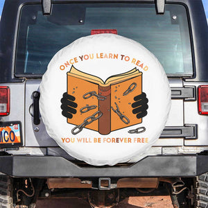 Breaking Every Chain Education Spare Tire Cover Frederick Douglass Quote TS12 No hole White Print Your Wear