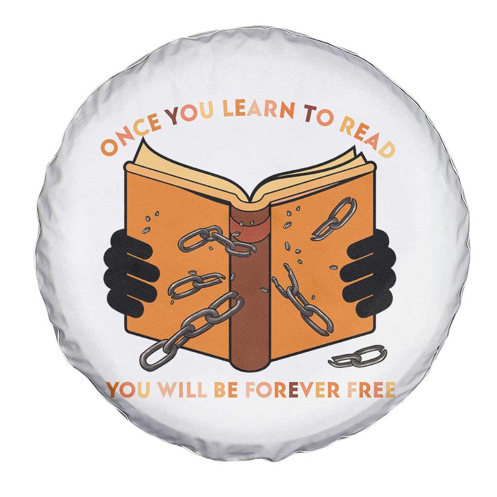Breaking Every Chain Education Spare Tire Cover Frederick Douglass Quote TS12 Print Your Wear