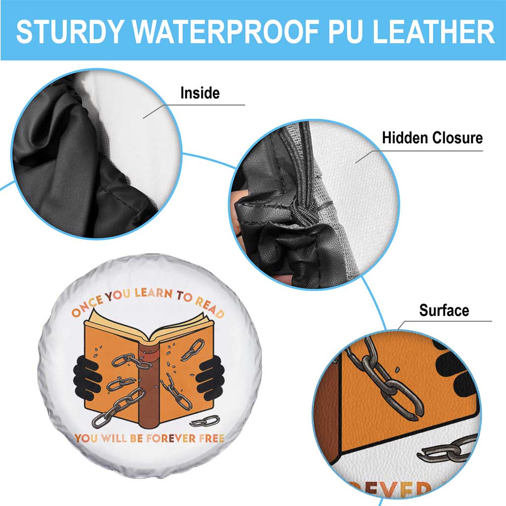 Breaking Every Chain Education Spare Tire Cover Frederick Douglass Quote TS12 Print Your Wear