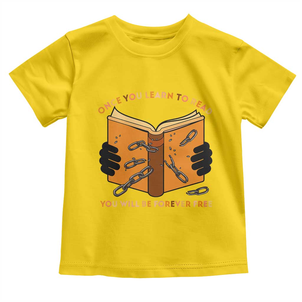 Breaking Every Chain Education Toddler T Shirt Frederick Douglass Quote TS12 Daisy Print Your Wear