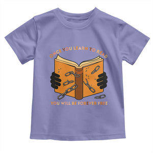 Breaking Every Chain Education Toddler T Shirt Frederick Douglass Quote TS12 Violet Print Your Wear