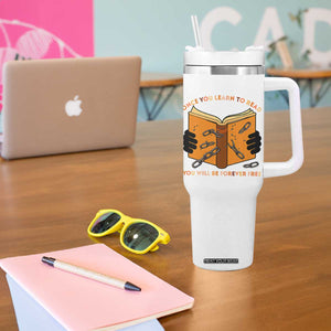 Breaking Every Chain Education Tumbler With Handle Frederick Douglass Quote TS12 Print Your Wear