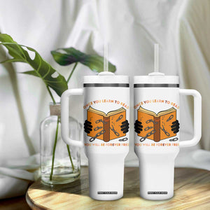 Breaking Every Chain Education Tumbler With Handle Frederick Douglass Quote TS12 Print Your Wear