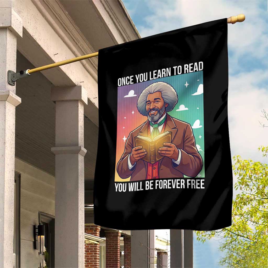 Frederick Douglass Reading And Freedom Garden Flag African American Heritage TS12 Print Your Wear