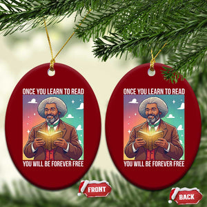 Frederick Douglass Reading And Freedom Ceramic Ornament African American Heritage TS12 Print Your Wear