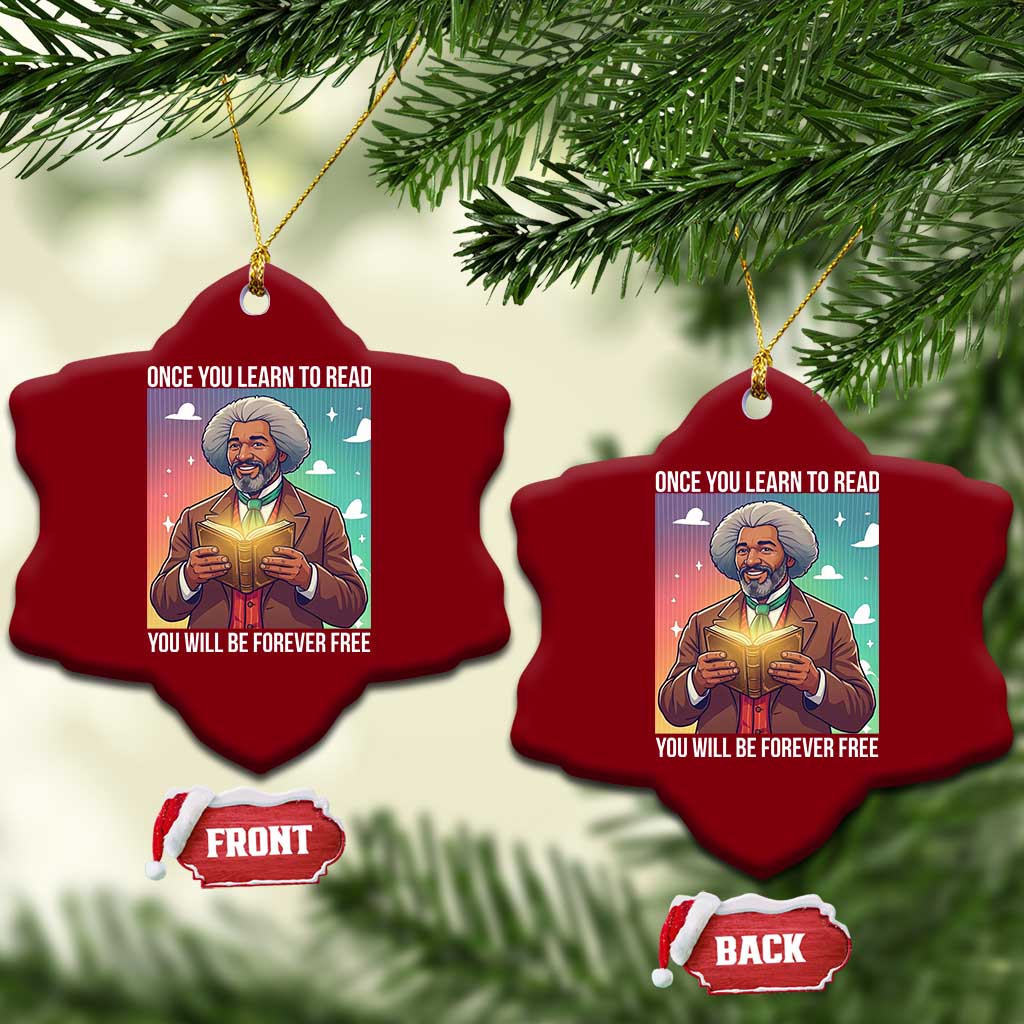 Frederick Douglass Reading And Freedom Ceramic Ornament African American Heritage TS12 Print Your Wear