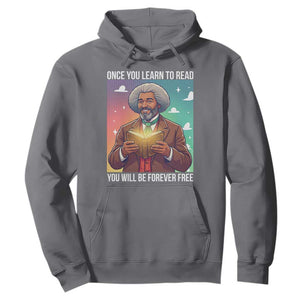 Frederick Douglass Reading And Freedom Hoodie African American Heritage TS12 Charcoal Print Your Wear