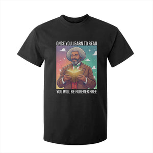 Frederick Douglass Reading And Freedom T Shirt For Kid African American Heritage TS12 Black Print Your Wear