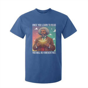 Frederick Douglass Reading And Freedom T Shirt For Kid African American Heritage TS12 Royal Blue Print Your Wear