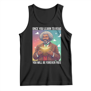 Frederick Douglass Reading And Freedom Tank Top African American Heritage TS12 Black Print Your Wear