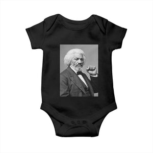 Strong Black History Leader Baby Onesie Frederick Douglass Empowerment TS12 Black Print Your Wear