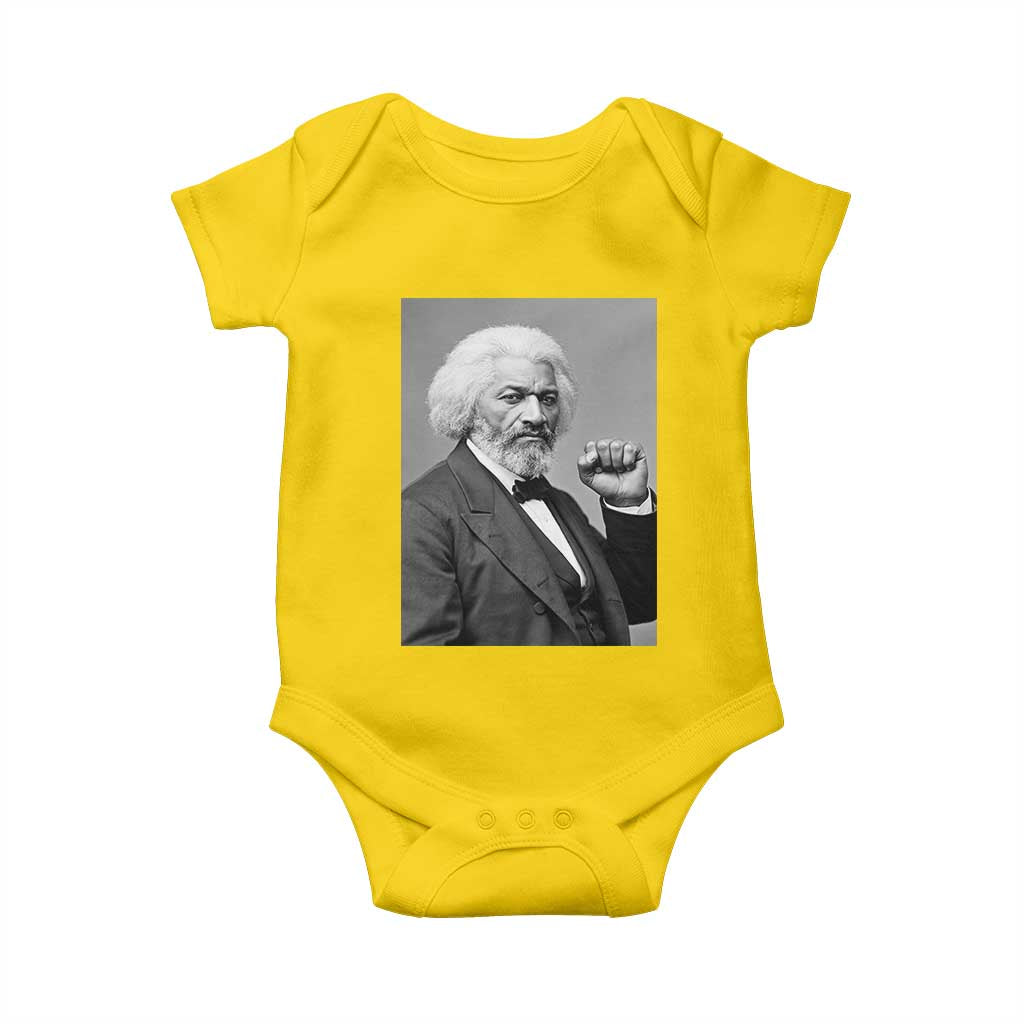 Strong Black History Leader Baby Onesie Frederick Douglass Empowerment TS12 Daisy Print Your Wear
