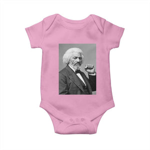 Strong Black History Leader Baby Onesie Frederick Douglass Empowerment TS12 Light Pink Print Your Wear