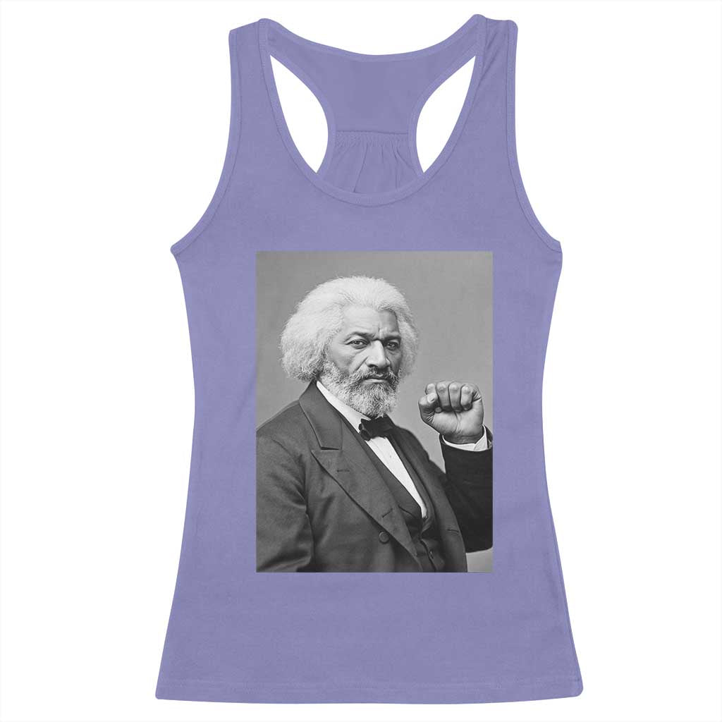 Strong Black History Leader Racerback Tank Top Frederick Douglass Empowerment TS12 Violet Print Your Wear