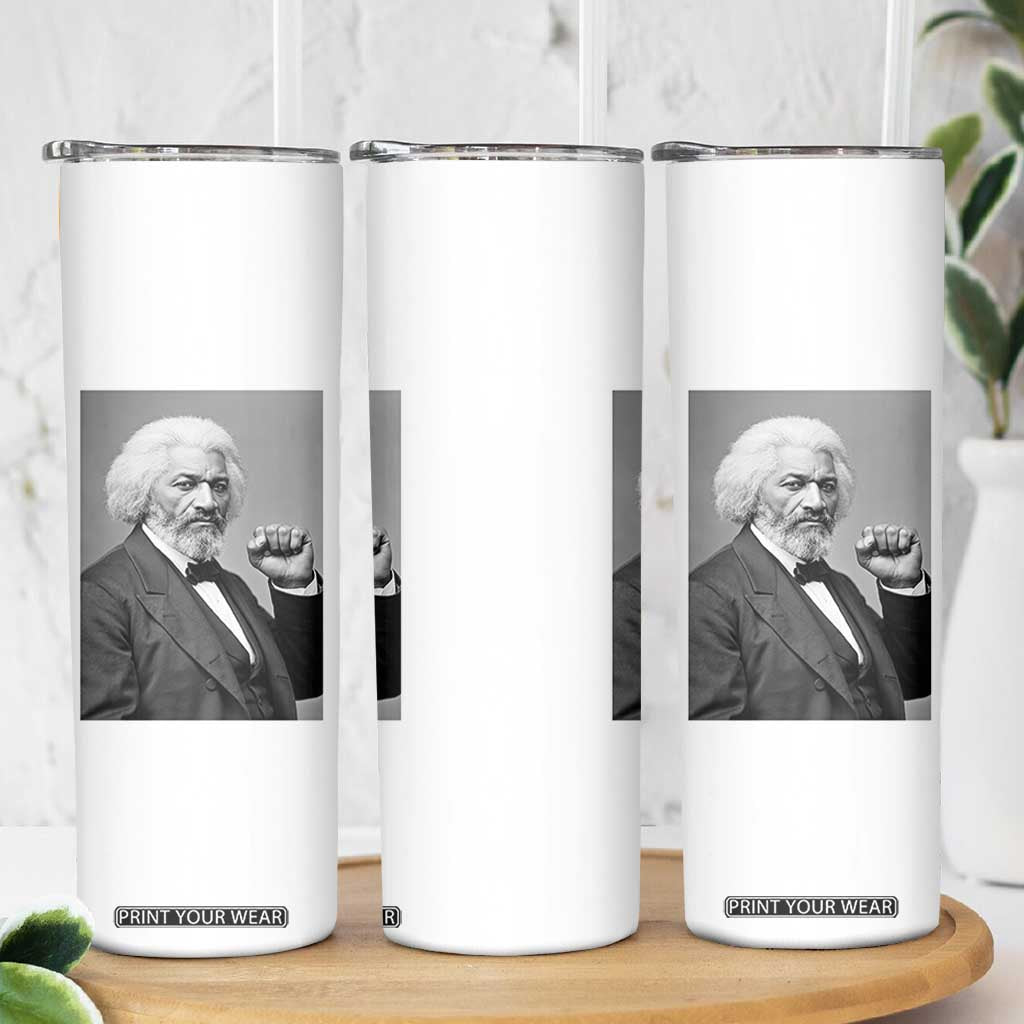 Strong Black History Leader Skinny Tumbler Frederick Douglass Empowerment TS12 Print Your Wear