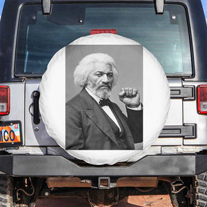 Strong Black History Leader Spare Tire Cover Frederick Douglass Empowerment TS12 No hole Black Print Your Wear