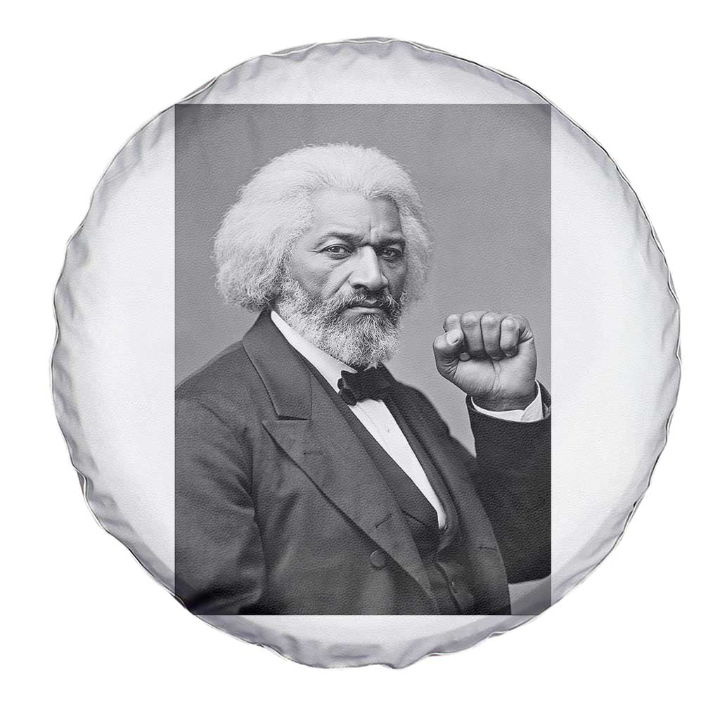Strong Black History Leader Spare Tire Cover Frederick Douglass Empowerment TS12 Print Your Wear