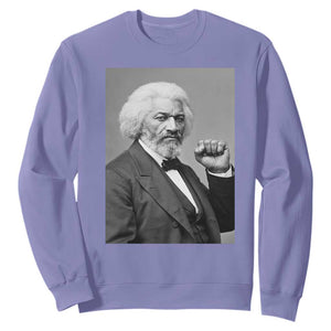Strong Black History Leader Sweatshirt Frederick Douglass Empowerment TS12 Violet Print Your Wear