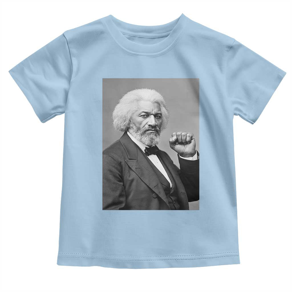 Strong Black History Leader Toddler T Shirt Frederick Douglass Empowerment TS12 Light Blue Print Your Wear