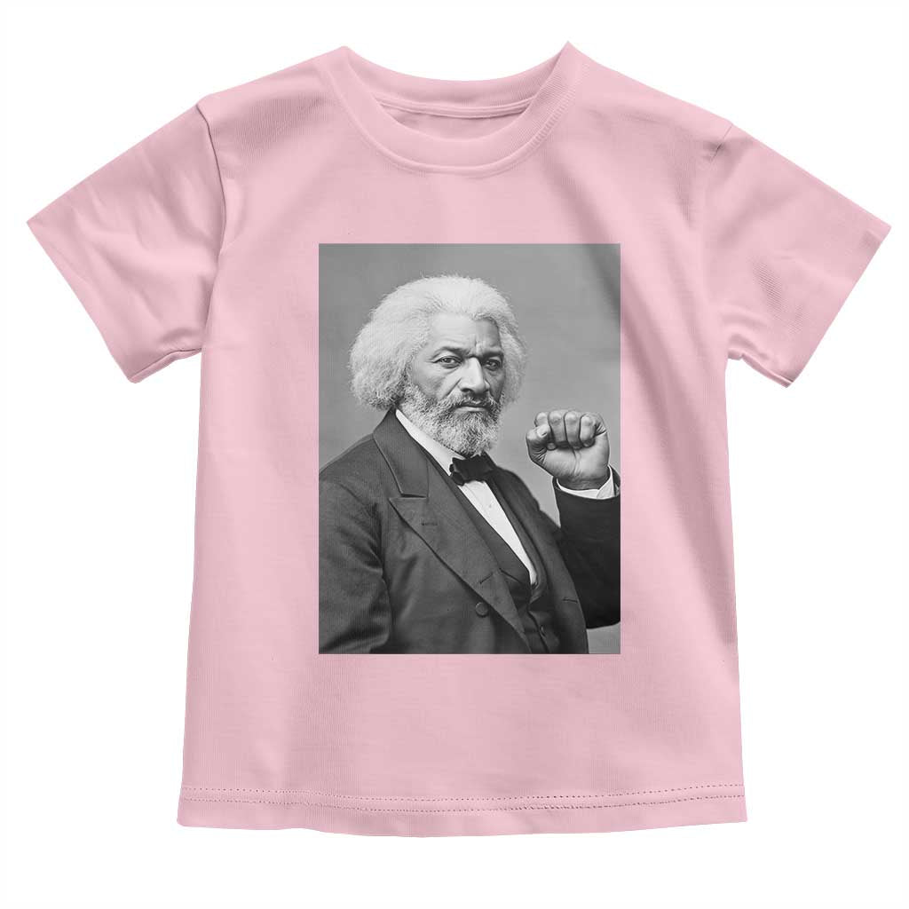Strong Black History Leader Toddler T Shirt Frederick Douglass Empowerment TS12 Light Pink Print Your Wear