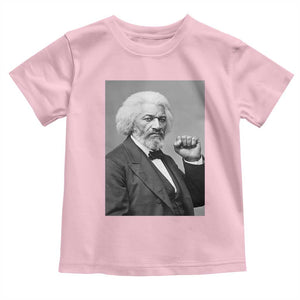 Strong Black History Leader Toddler T Shirt Frederick Douglass Empowerment TS12 Light Pink Print Your Wear