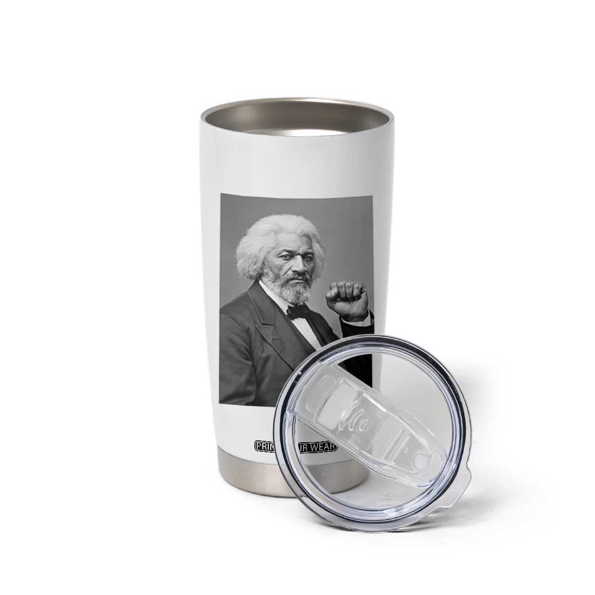 Strong Black History Leader Tumbler Cup Frederick Douglass Empowerment TS12 Print Your Wear