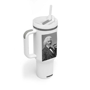 Strong Black History Leader Tumbler With Handle Frederick Douglass Empowerment TS12 Print Your Wear