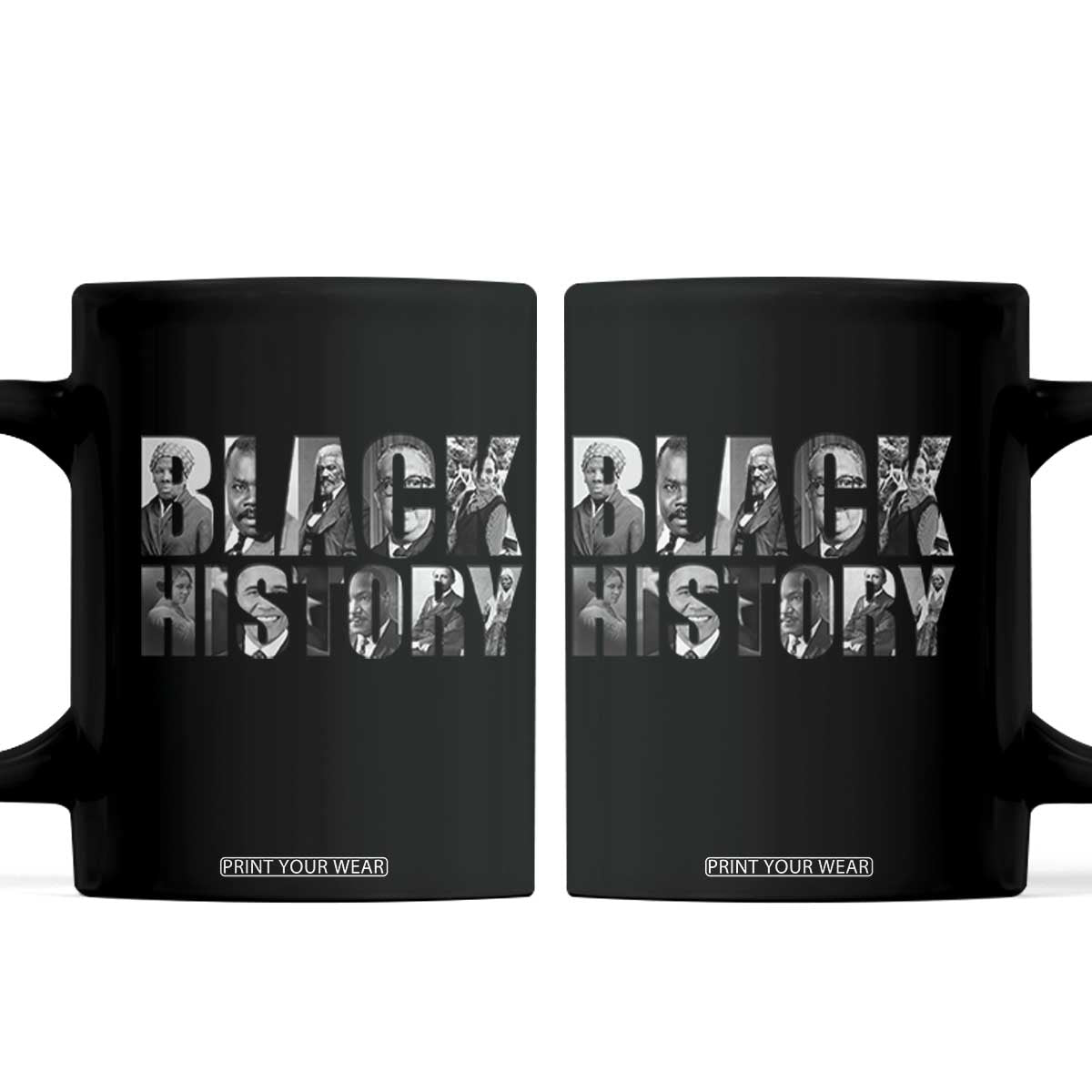 African American Leaders Coffee Mug Black History Month Legends TS12 Black Print Your Wear