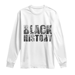 African American Leaders Long Sleeve Shirt Black History Month Legends TS12 White Print Your Wear