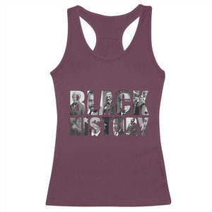 African American Leaders Racerback Tank Top Black History Month Legends TS12 Maroon Print Your Wear