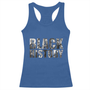 African American Leaders Racerback Tank Top Black History Month Legends TS12 Royal Blue Print Your Wear