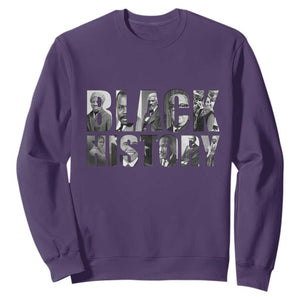 African American Leaders Sweatshirt Black History Month Legends TS12 Purple Print Your Wear