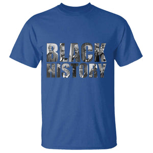 African American Leaders T Shirt Black History Month Legends TS12 Royal Blue Print Your Wear