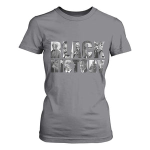 African American Leaders T Shirt For Women Black History Month Legends TS12 Charcoal Print Your Wear