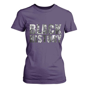 African American Leaders T Shirt For Women Black History Month Legends TS12 Purple Print Your Wear