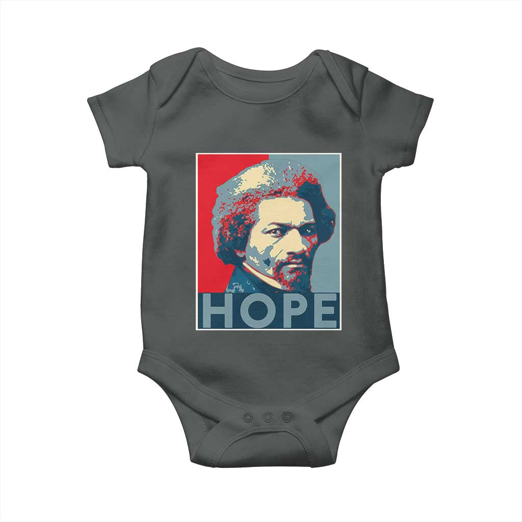 Frederick Douglass Hope Poster Baby Onesie African American Heritage TS12 Dark Heather Print Your Wear