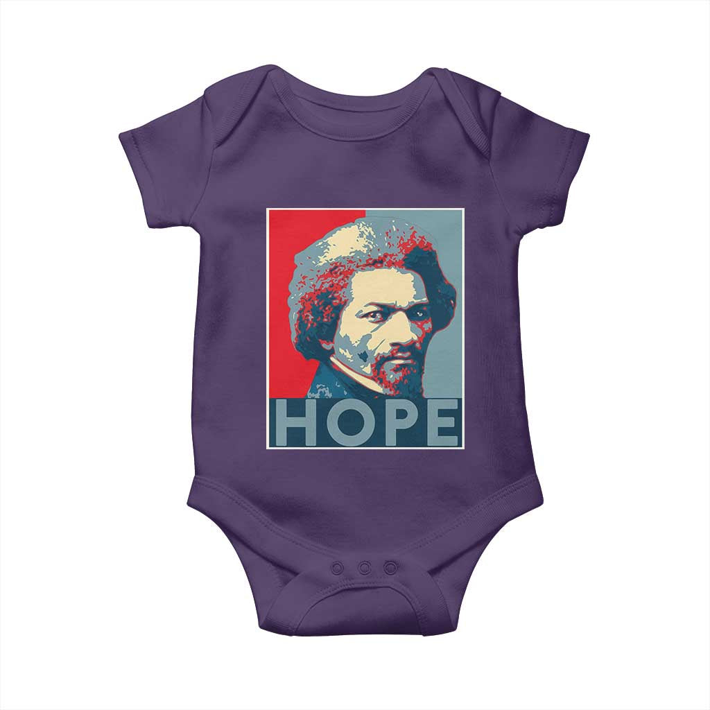 Frederick Douglass Hope Poster Baby Onesie African American Heritage TS12 Purple Print Your Wear