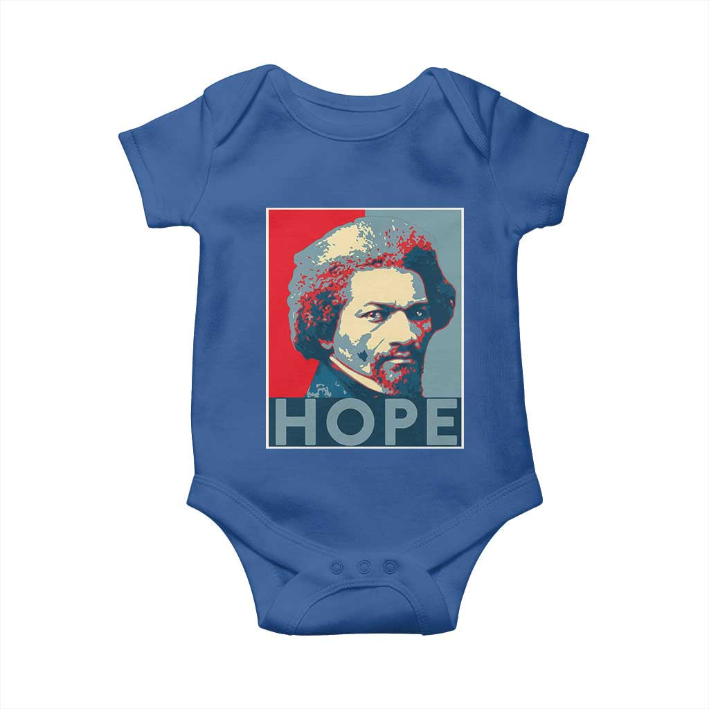Frederick Douglass Hope Poster Baby Onesie African American Heritage TS12 Royal Blue Print Your Wear
