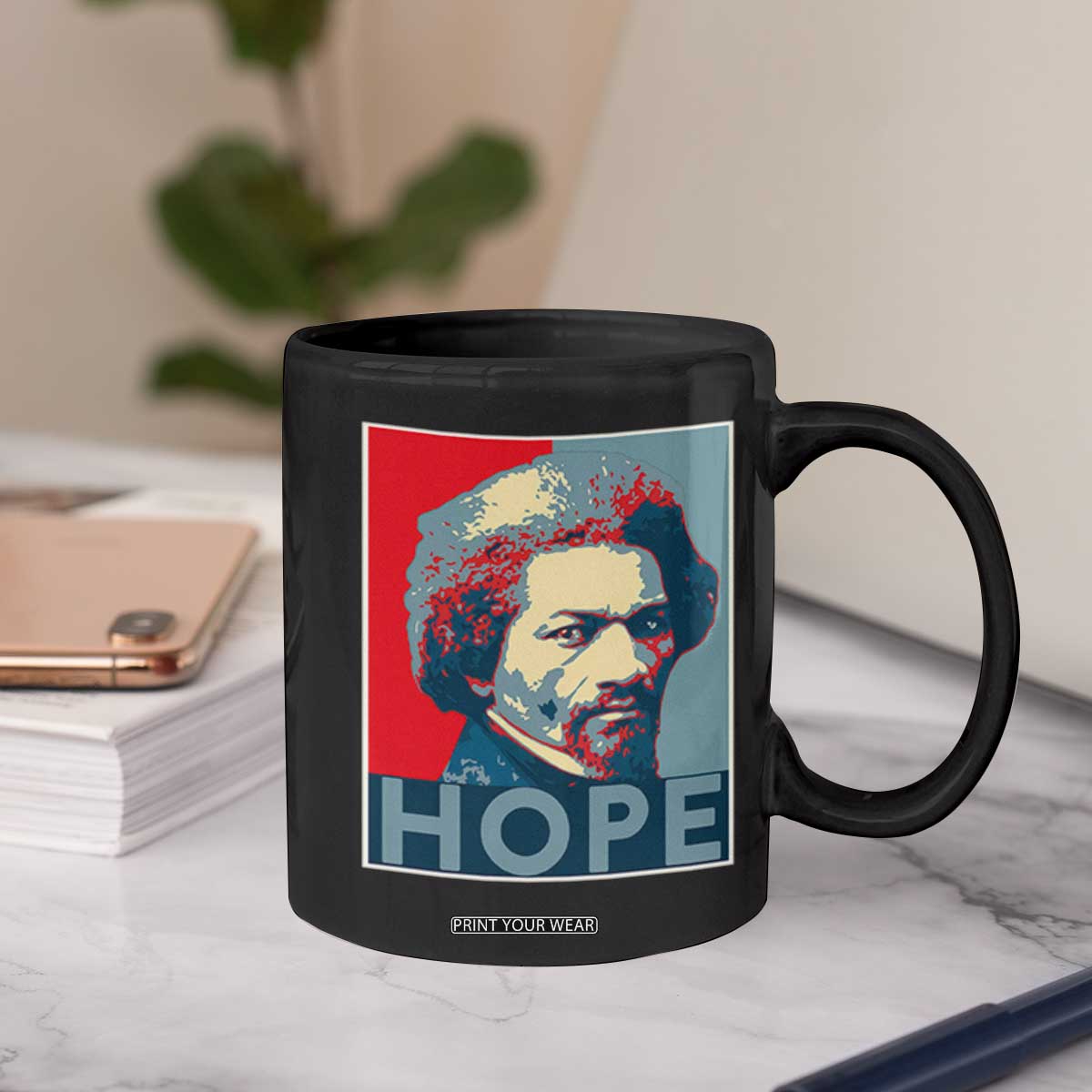 Frederick Douglass Hope Poster Coffee Mug African American Heritage TS12 Print Your Wear