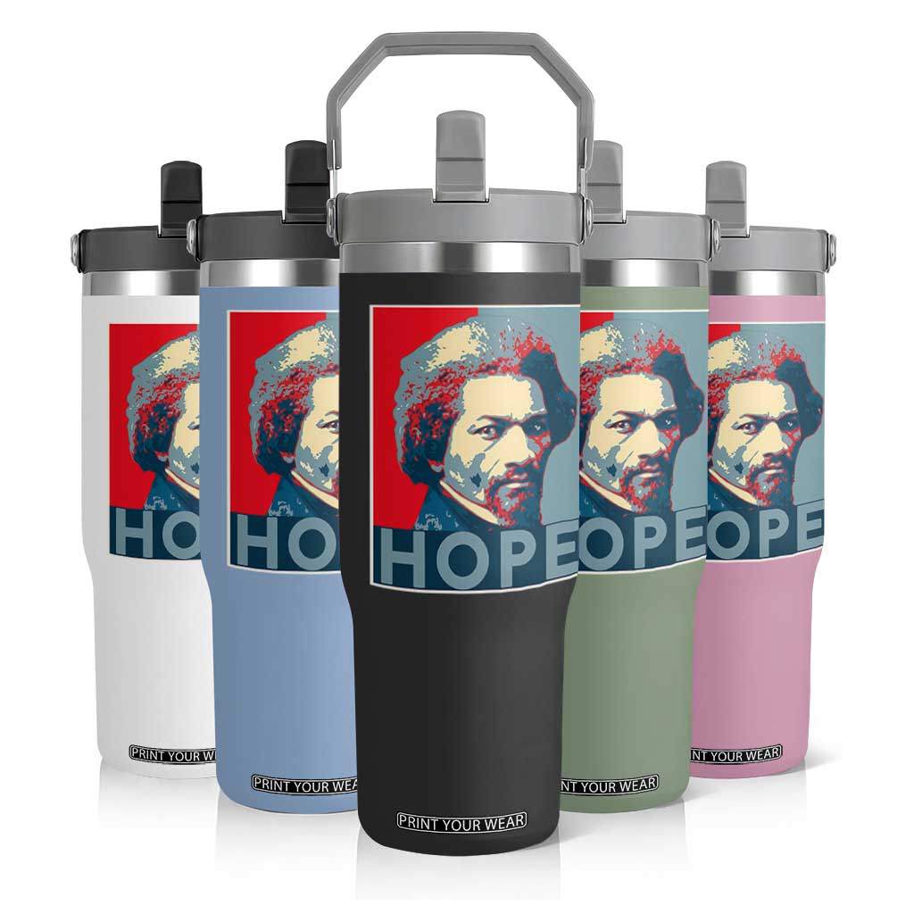 Frederick Douglass Hope Poster Flip Straw Tumbler African American Heritage TS12 Print Your Wear