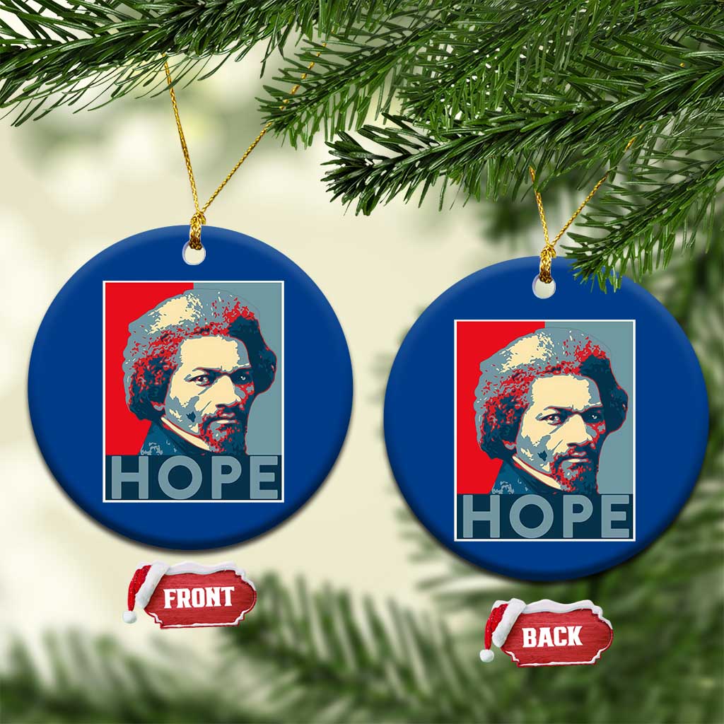 Frederick Douglass Hope Poster Ceramic Ornament African American Heritage TS12 1pc Blue Print Your Wear