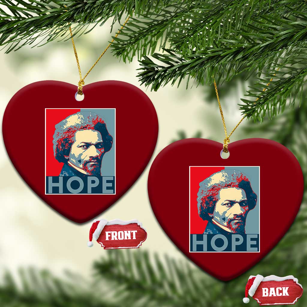 Frederick Douglass Hope Poster Ceramic Ornament African American Heritage TS12 Print Your Wear