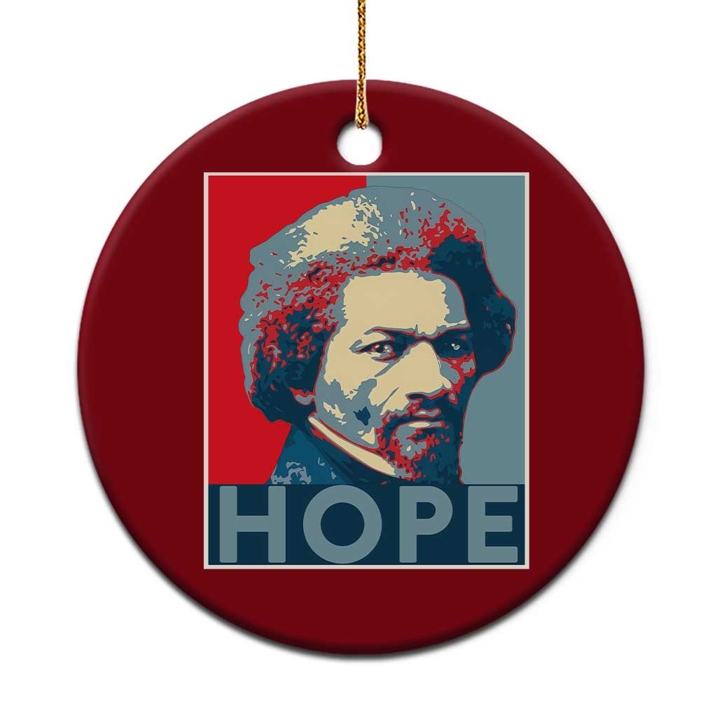 Frederick Douglass Hope Poster Ceramic Ornament African American Heritage TS12 1pc Red Print Your Wear