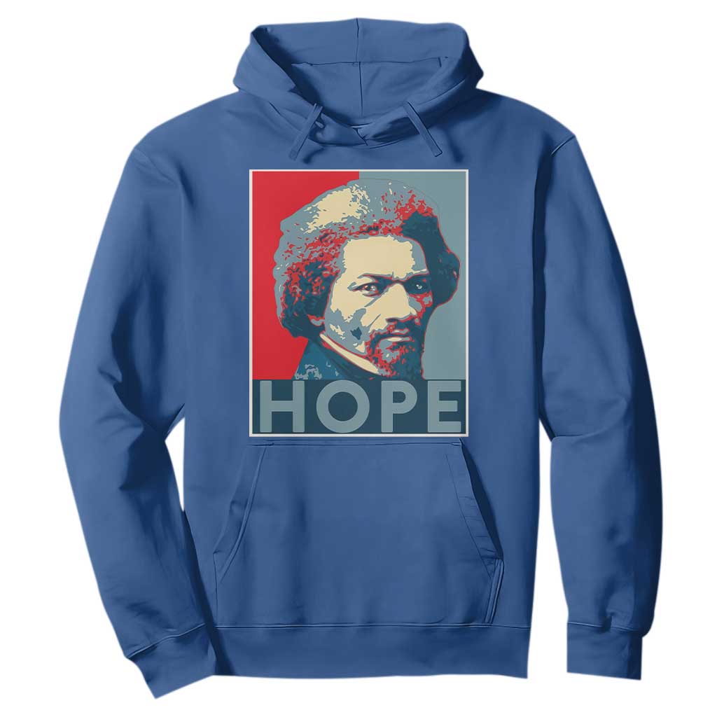Frederick Douglass Hope Poster Hoodie African American Heritage TS12 Royal Blue Print Your Wear