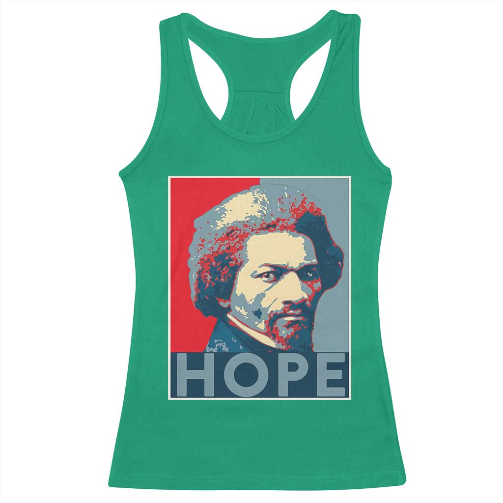 Frederick Douglass Hope Poster Racerback Tank Top African American Heritage TS12 Irish Green Print Your Wear